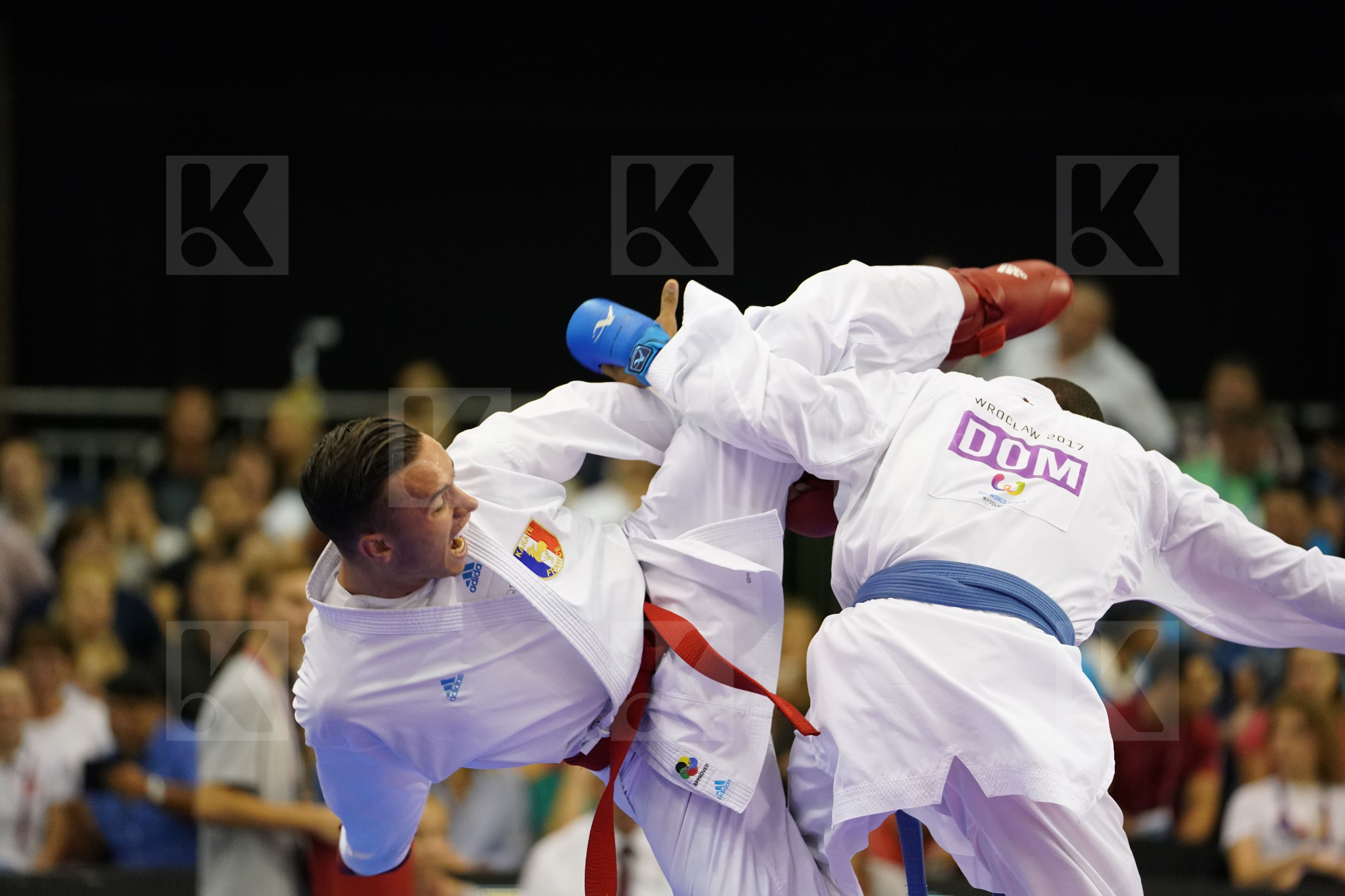 Dacosta Steven Dominican republic Ferreras Deivis France Male Kumite -67kg